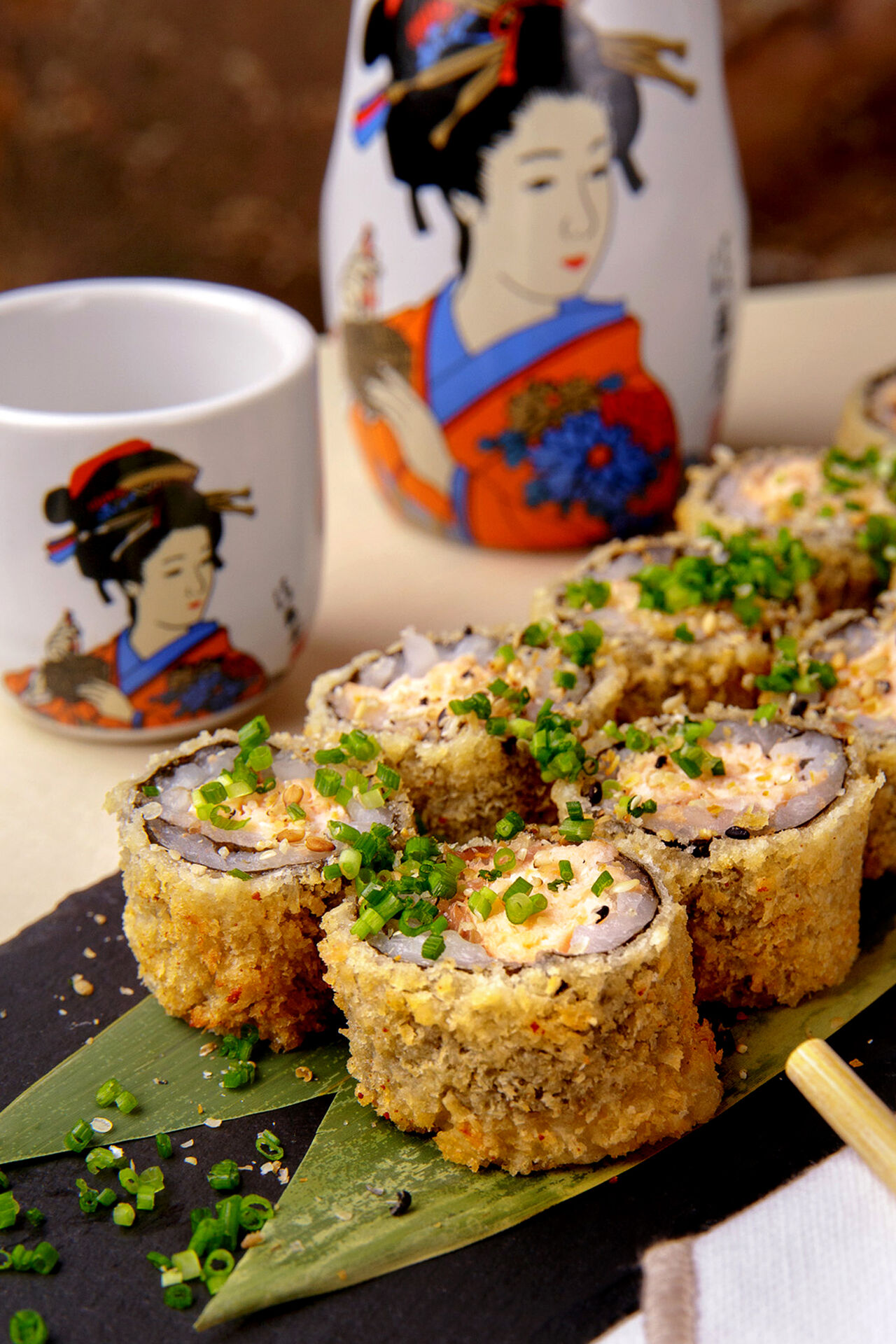 Chef preparando sushi